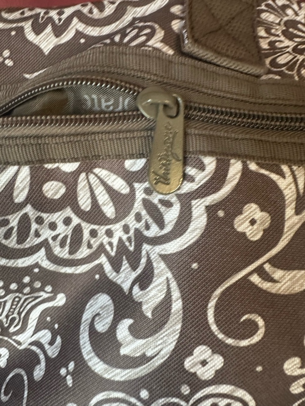 Thirty one woodblock floral large weekender duffle bag - Picture 6 of 14